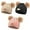 Black, Pink, Khaki, variant on Kids Winter Pompom Hat Knitted Ski Beanie Hat Double Pom Beanie Cap for Girls Boys, for 1-3 Years Old