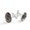 Color 4, variant on Men's Classic Stainless Steel, Beetle Ladybug Leaves Pattern Cufflinks Business Wedding Shirts, Silver