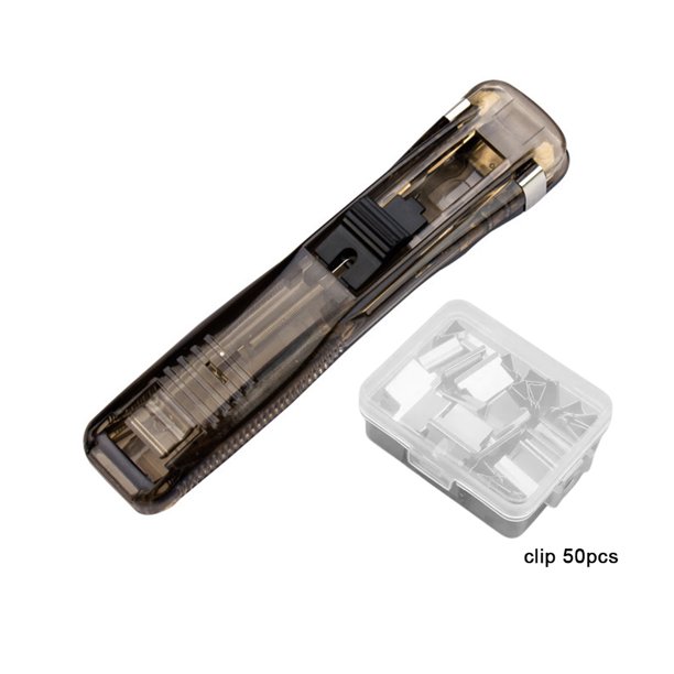 Binder Clips Paper Clamps Stapler With 50 Reusable Staples 4050 Sheet