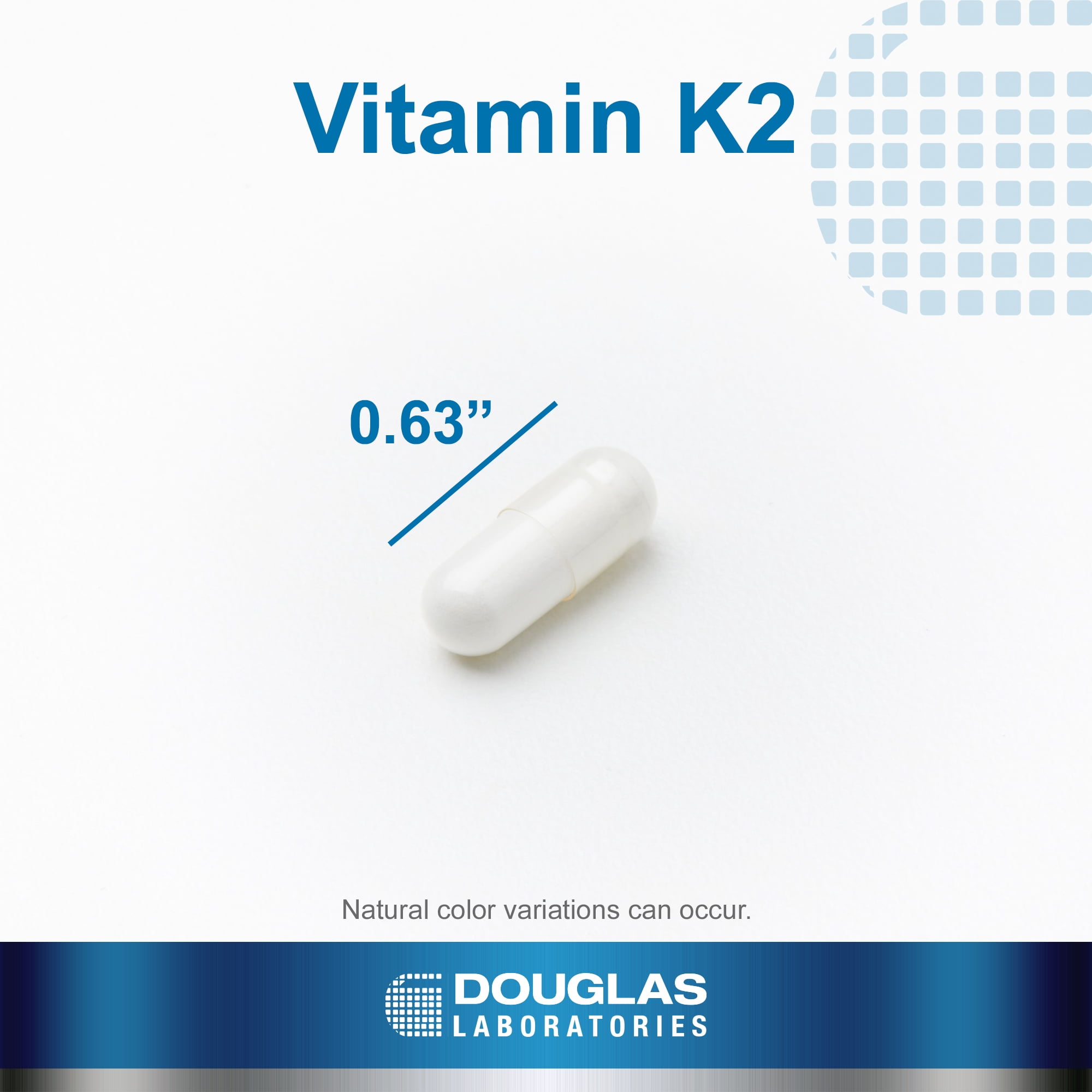 Douglas Laboratories Vitamin K2 | Menaquinone-7 Supplement to Support Bone Formation, Mineralization, and Blood Vessels* | 60 Capsules
