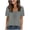 (Type 87)Gray, variant on PATLOLLAV Summer Tops,Ladies,Fashion Womens Causal V-Neck Print Blouse Short Sleeve Tshirts Tops