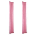 thumbnail image 4 of yilyih Solid Sheer Rod Pocket Curtain Voile Draperies,Sheer Curtains,Colorful Gauze Door and Window Curtains,Glass Gauze Curtains for Kitchen Bedroom Children Living Room Yard,Solid Colored, 4 of 9