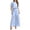 Blue, variant on Womens Summer Clothes Sets Two Piece Outfits For Lapel Hollow Out Lace Vest Pants Floral Sleeveless Cropped Vest And Wide Leg Pants Set