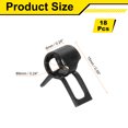 thumbnail image 2 of 18Pcs Spring Band Type Action Fuel/Silicone Vacuum Hose Pipe Clamp, 6mm Low-Pressure Air Spring Hose Clip Clamp for Automotive Oil Pipe Water Pipe, Black, 2 of 6