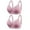 Womens Bras Pink, variant on ylioge Womens Plus Size Bras 2 Pack 42-52 No Underwire Push Up Underwear Bra Ladies Solid Multipack Breathable Support Lifting Bralettes
