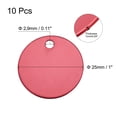 thumbnail image 2 of Uxcell Metal Round Stamping Blank DIY Label Aluminum Tags for Craft, Pendant Decoration Red, 2 of 6