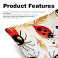 thumbnail image 2 of Seven Starred Iadybird Luxurious Velvet Pillows Covers Set of 2 for Throw Pillow or Bed Pillow, Unique Patterns, 16x16 18x18 20x20 Inches,for Various Occasions, 2 of 6