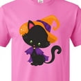 thumbnail image 4 of Inktastic Halloween Cat, Cute Cat, Black Cat, Witch Hat T-Shirt, 4 of 5