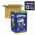 thumbnail image 2 of Kleenex Ultra Soft Hypoallergenic 3-Ply Facial Tissues 12 Cube Boxes, 72 tissues/box, 2 of 7