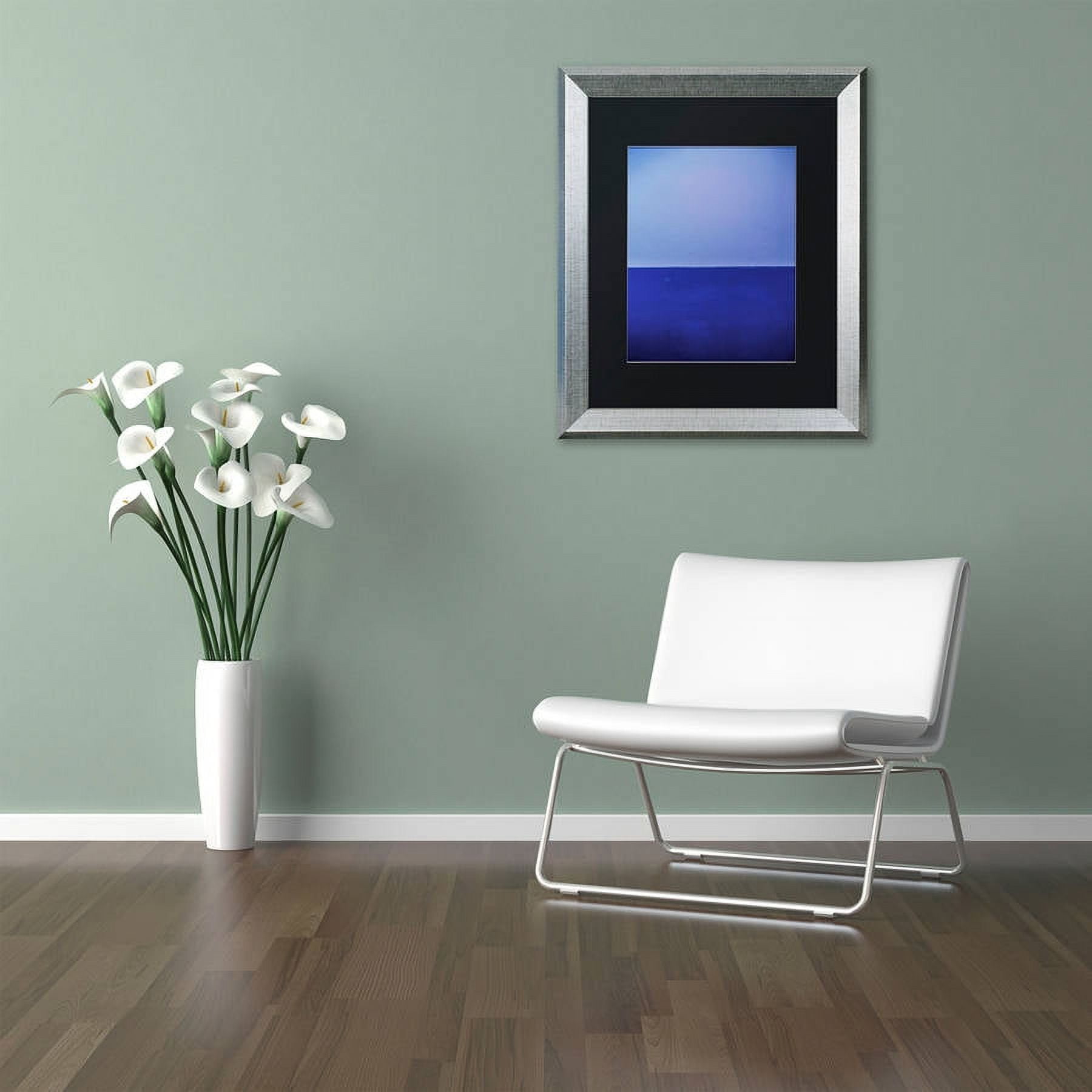 Trademark Fine Art "Silence" Canvas Art by Claire Doherty, Black Matte, Silver Frame