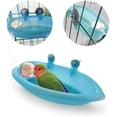 thumbnail image 5 of Baño para pájaros Baño para pájaros Ducha Limpieza Bañera Cuenco Lavabo con espejo para pájaros colgante Mascotas Pájaros pequeños Juguete Accesorios para loros Periquito Cacatúa Bandeja de alimentación de agua JM, 5 of 5