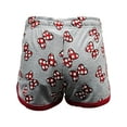 thumbnail image 3 of Disney Minnie Gray Bow Youth Dolphin Short, XS-L (Girl's), 3 of 3