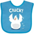 thumbnail image 3 of Inktastic Chicken Barnyard Farm Cluck Boys or Girls Baby Bib, 3 of 4