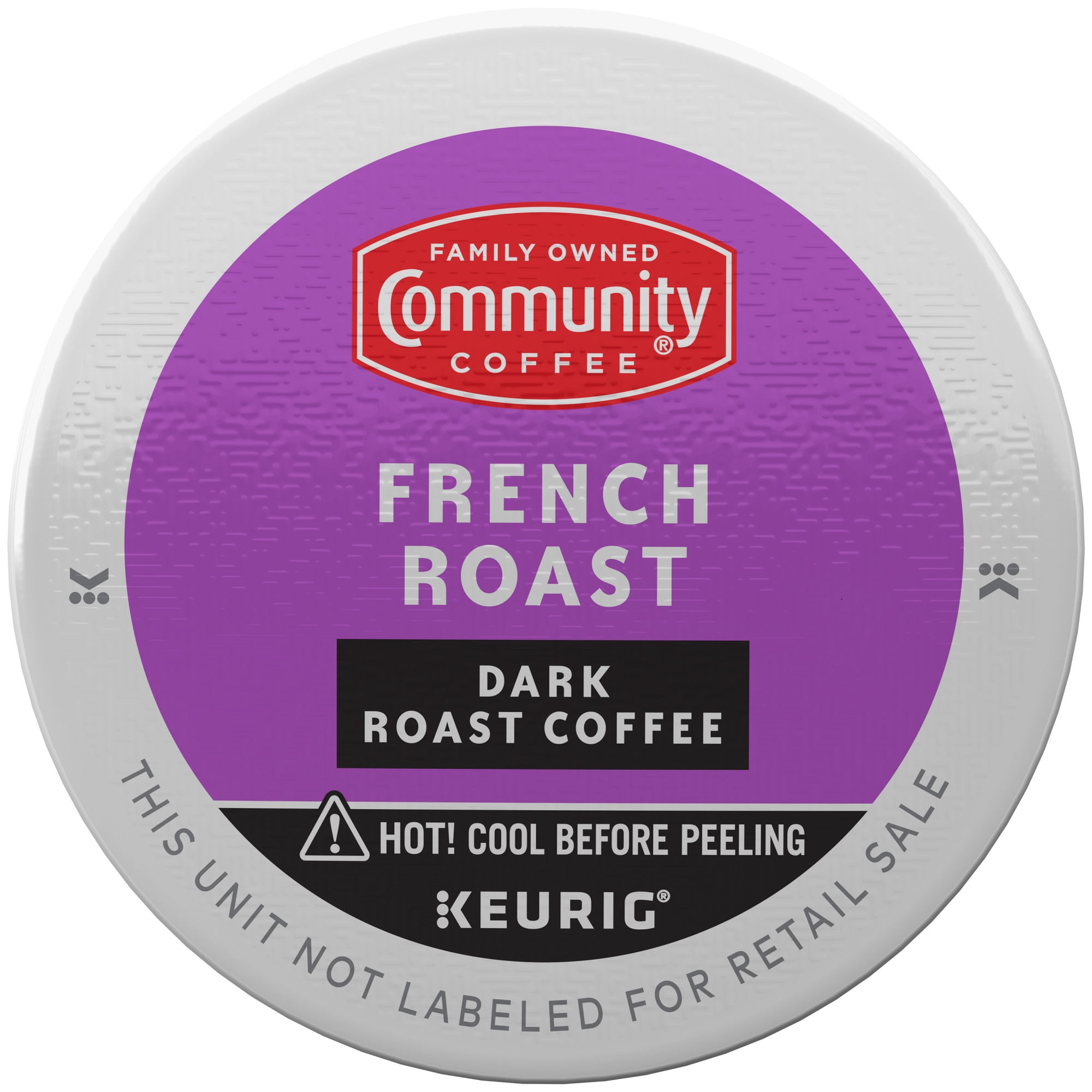 Community Coffee French Roast Single-Serve Coffee Pods, Extra Dark Roast, 24 Count Box Compatible with Keurig 2.0 K-Cup Brewers