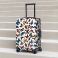 thumbnail image 5 of Uemuo Cute Butterfly Printed Washable Luggage Cover - Fashion Suitcase Protector Fits 18-32 Inch Luggage -, 5 of 9