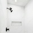 thumbnail image 2 of Westbrass SAF-62 In-Line Shower Head Filter Attachment For Shower Arm, Matte Black, 2 of 9