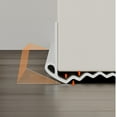 thumbnail image 3 of Under Door Draft Stopper 37" Cuttable Under Door Seal Blocker Insulator Door Sweep Weather Stripping Noise Stopper Strong Adhesive( 2.16"-3.14", White), 3 of 6