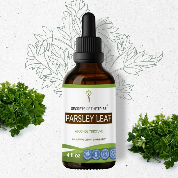Parsley Leaf Tincture Alcohol Extract, Organic Parsley (Petroselinum