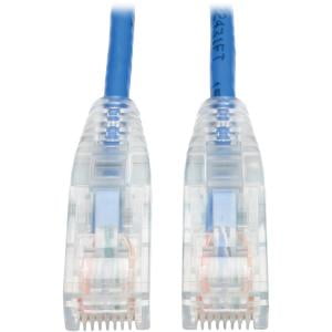 Tripp Lite 1ft Cat6 Gigabit Snagless Molded Slim UTP Patch Cable RJ45 M M Blue 1' Category 6e for Network Device,... by Tripp Lite
