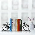 thumbnail image 2 of Handmadetneonsign Custom Bicycle Metal Bookends, Bookworm Name Bookend, Table Sign, Bookshelf Decor 68945, 2 of 4