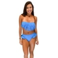thumbnail image 4 of VF-Sport - Bikini, Fringe Bandeau, Two Piece Set (Turquoise, 3X), 4 of 4