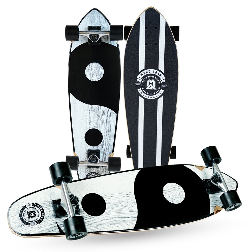 Madd Gear Complete Cruiser Skateboard 32” x 9” Balance Graphic