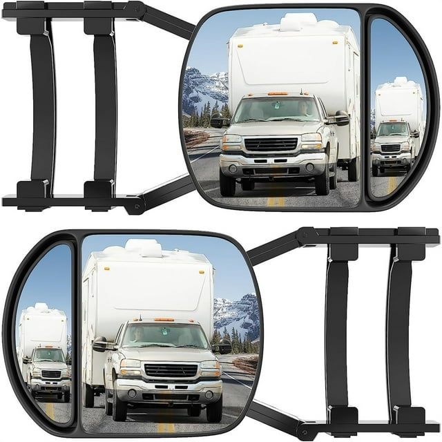 Towing Mirrors,Mirror Extenders For Towing,Fit all System Universal