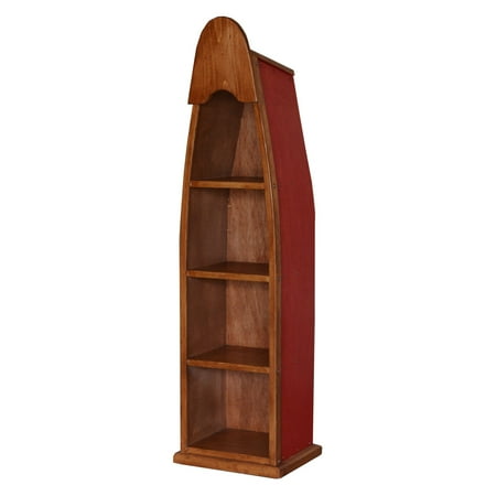 2 day designs small canoe bookshelf walmart com