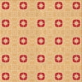 thumbnail image 1 of Ahgly Company Indoor Square Patterned Neon Orange Area Rugs, 5' Square, 1 of 6