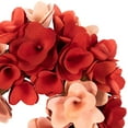 thumbnail image 4 of Northlight Wooden Flower Artificial Valentine's Day Wreath - 15" - Red and Pink, 4 of 6