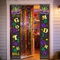 thumbnail image 7 of Mardi Gras Decorations Banner a Set of 2, 12" x 71" New Orleans Party Door Porch Sign Banner for Home Yard Lawn Front Door Decor, Mardi Gras Parties Decoration Indoor Outdoor, 7 of 7