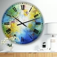 thumbnail image 2 of Designart 'Color Dances' Oversized Modern Wall Clock, 2 of 3