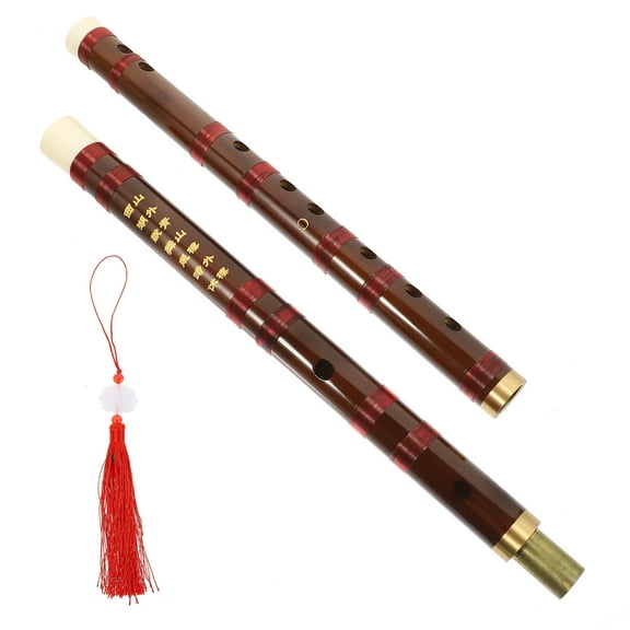 GAXIRE Dizi Flute with Open Hole Design, Traditional Chinese Transverse Flute, Complete Set for Beginners and Advanced Players