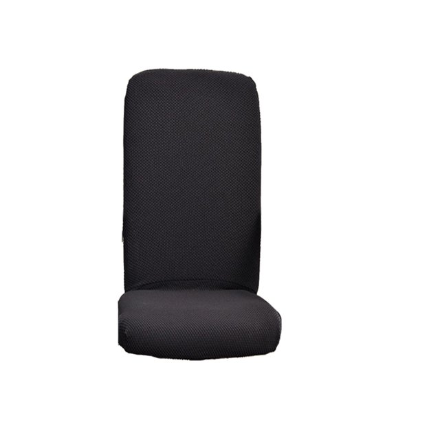 Cubierta de silla de computadora de tela elástica de poliéster extraíble-gris Negro Sunnimix Funda de silla de poliéster