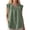 *Green, variant on VBVC Women's Cotton-Linen Sleeveless Tank Top,Ladies Breathable Button Neck Blouse,Loose Fit Summer Pleated Shirt For Women,Black,S-3XL