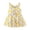 Yellow, variant on JoyHoop Little Girls Summer Dress - Flutter Sleeve Swing Sundress Toddler Smocked Dresses Kids Casual Outfits