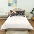 thumbnail image 6 of GZHJMY Satin Pillowcase for Hair and Skin Breathable Slip-Cool, Wrinkle-Resistant Soft and Smooth 20x40In Single Side Envelope Opening Without Zipper Moon God, 6 of 7