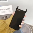 thumbnail image 4 of Cuernos Del Diablo Cubierta De Ángulo De Demonio Para iPhone 14 13 12 11 Pro Max Mini Plus 6 6s 7 8 X XS XR SE 2020 2022 SE2 SE3 Fundas De TPU De Silicona Suave Trasera, 4 of 4