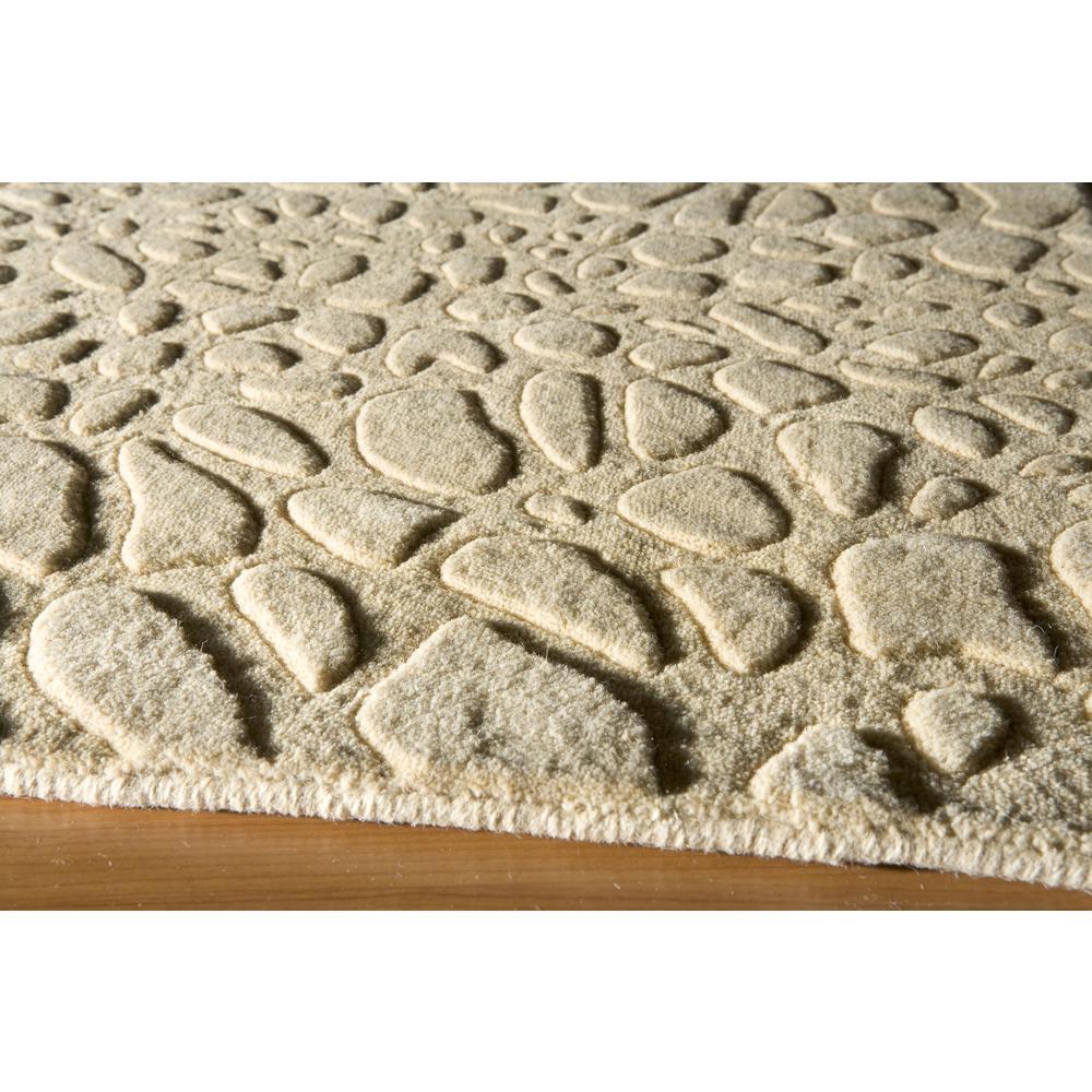 Momeni Gramercy Wool Hand Loomed Beige Area Rug 3'6" X 5'6"
