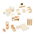 thumbnail image 1 of Muebles de casa de muñecas de madera, juguete de casa de muñecas, muebles de casa de muñecas realistas, juguetes, modelo de muebles en miniatura para, 1 of 9