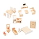 thumbnail image 1 of Juego de muebles de madera para casa de muñecas, muebles en miniatura para niños, juego de muebles de juguete para niños,, 1 of 9