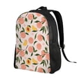 thumbnail image 2 of Fotbe Peach With Leaves1 Travel Laptop Backpack, Business Slim Sturdy Laptops Backpack, Water Resistant College School Computer Bag Gift for Men & Women Fits 15.6 Inch Notebook, 2 of 8