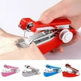 thumbnail image 2 of Er na Portable Manual Sewing Machine Small Handheld Multifunction Household Simple Needlework Manual Cutting Machine Repair Clothing, 2 of 19