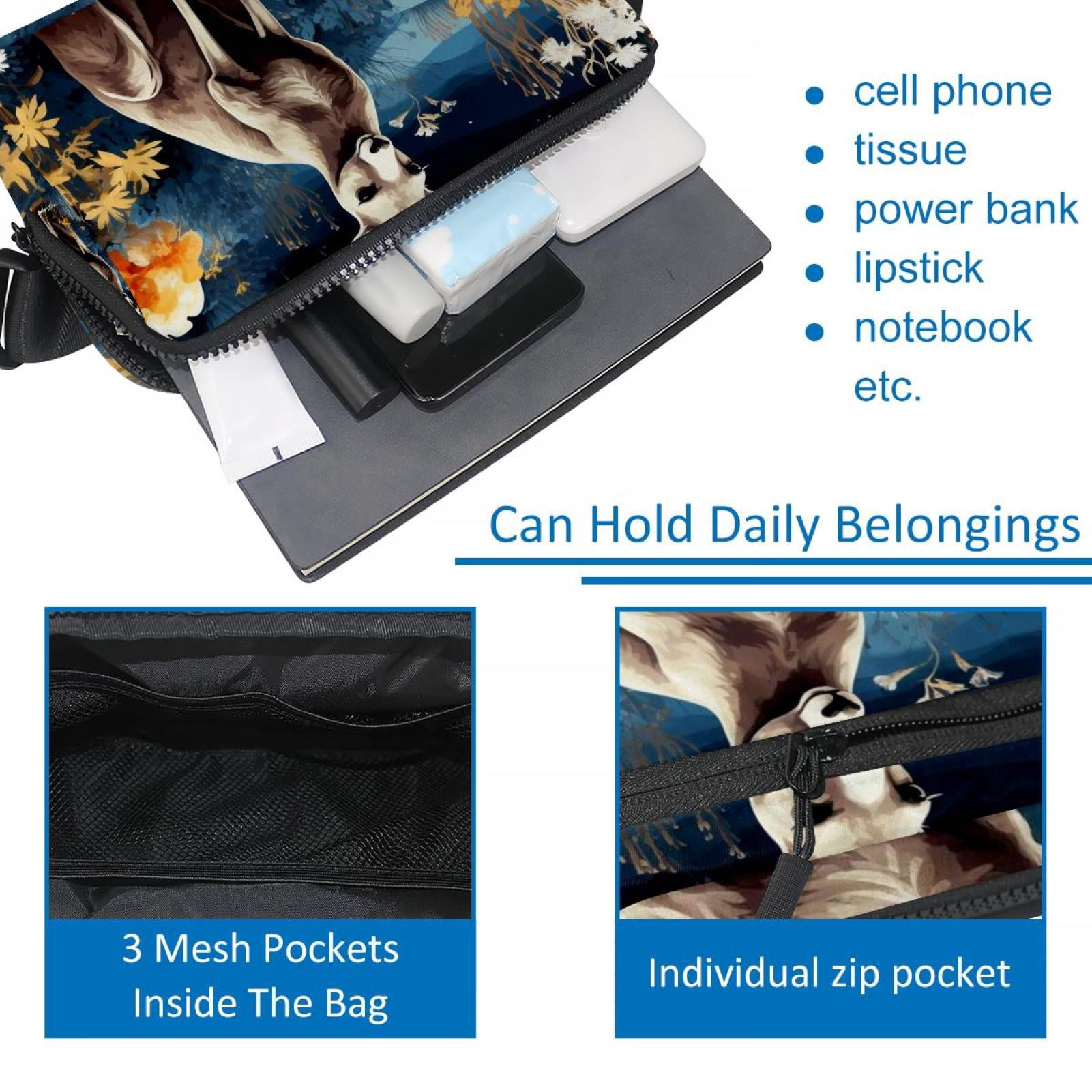 Kangaroo Lightweight Adjustable Belt Bag with Extension Strap - Unisex Running Waist Bag