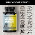 thumbnail image 3 of Citrato De Magnesio + Citrato Potasio | Platano En Polvo, Curcuma (curcumina) Y Arroz | Magnesio Complex Vegano | Citrate Magnesium + Potassium Citrate -  Vitaminas Mujer / Hombre - 180 Cápsulas Beyond Vitamins 1 Citrato de Magnesio + Potasio - Suplemento Alimenticio Vitaminas en Cápsulas, 3 of 6