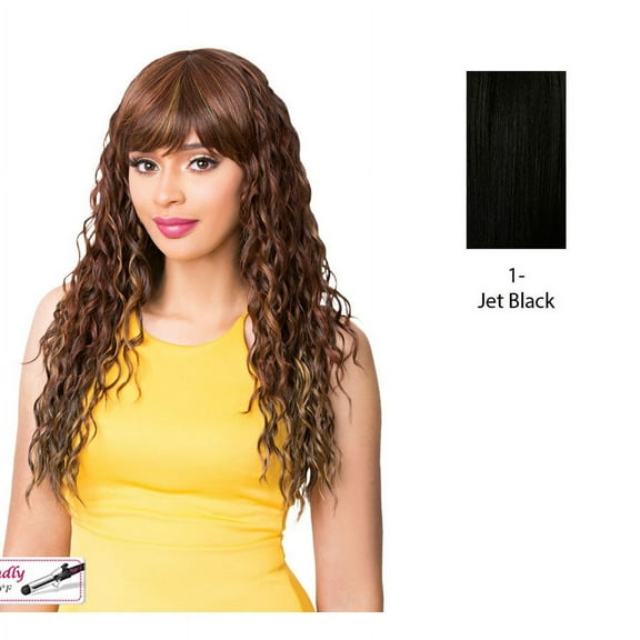 Iron Friendly Quality Wig 2020 Q Ariel,Black