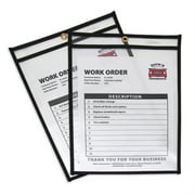 Shop Ticket Holders, Stitched, Both Sides Clear, 75 Sheets, 9 X 12, 25/box | Bundle of 5 Boxes