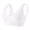 White, variant on FAZVAOO Women's Sports Bras,Wireless Mesh Front Closure Bra with Running Yoga,Size L-5XL