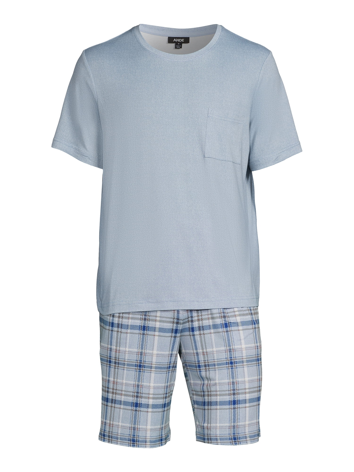 Ande Men's Short Sleeve Tee and Shorts Set, 2-Piece, Sizes S-2XL