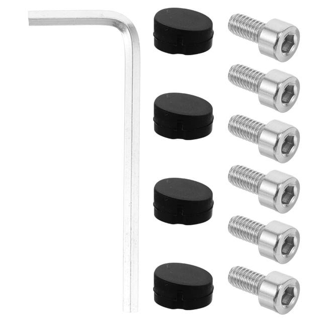 HONMEET 1Set Multifunctional Rubber Front Fork Cap for Electric Scooter Maintenance with Screws Included